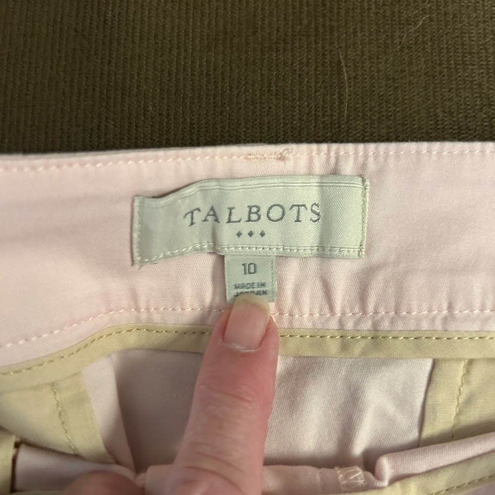 Talbots Light Pink Shorts Size 10 NWT - Picture 4 of 5